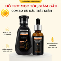Combo Dầu Gội, Tinh Chất Serum Mọc Tóc Giảm Gàu ORIGINAL, Combo Kích Thích Mọc Tóc Giảm Gàu, Nấm Ngứa, Bảo Vê Nang Tóc
