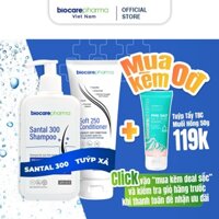 Combo dầu gội và dầu xả dành riêng cho tóc gàu nấm ngứa Biocarepharma.