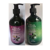 Combo Dầu Gội Và Dầu Xả Organia Seed & Farm Olive Essence Hair (500ml x 2 Chai)
