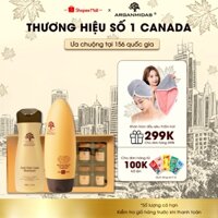 Combo Dầu gội và serum ngừa rụng tóc và hỗ trợ dày tóc + Dầu xả siêu dưỡng ẩm Arganmidas