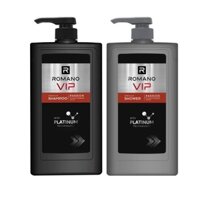Combo Dầu Gội Và Sữa Tắm Cao Cấp Romano Vip Passion Mạnh Mẽ Bí Ẩn (650g*2)