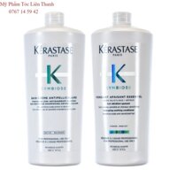 COMBO Dầu gội xả dành cho tóc và da đầu gàu KÉRASTASE SYMBIOSE 1000mlx2(2023-NEW)