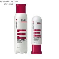COMBO dầu gội xả Goldwell Elumen Wash Treat dành cho tóc nhuộm màu 250ml/200ml (New-2025)