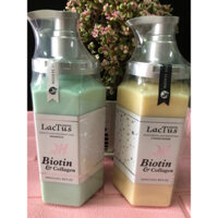 COMBO DẦU GỘI + XẢ LACTUS SEASON 650ml