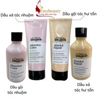 Combo dầu gội xả tóc loreal EM228 bảo vệ màu tóc nhuộm, phục hồi tóc hư tổn cho tóc suông mềm mượt