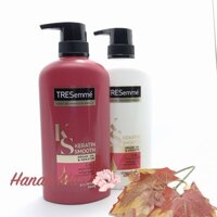 Combo Dầu gội, xả Tresemme KERATIN SMOOTH Thái Lan 450ml(Đỏ)