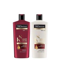 COMBO DẦU GỘI XẢ TRESEMME KERATIN SMOOTH COLOR 650ML - MỸ