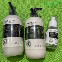 Combo dầu gội xả và tinh dầu siêu dưỡng ẩm Freecia Golden Olive Oil 300mlx2/50ml [ MK ]