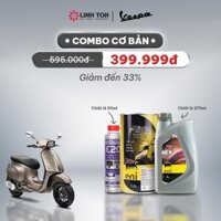 Combo Dầu nhớt dành cho xe Vespa - Combo cơ bản