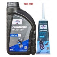 Combo Dầu Nhớt Tay Ga Fuchs Silkolene Scoot 10w40 800ml (0.8L) + Nhớt Lap Fuchs 120ml