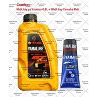 Combo Dầu nhớt tay ga Yamaha AT 10W40 800ml ( 0.8L ) + Nhớt Lap Yamaha 80W90 ( Thái ) – Shopnhottot