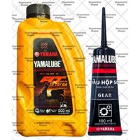 Combo Dầu nhớt xe tay ga Yamaha AT 10W40 800ml ( 0.8L ) + Nhớt Lap Yamaha 80W90 - Shopnhottot