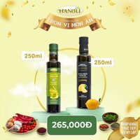 Combo Dầu oliu siêu nguyên chất Olympias 250ml và Dầu oliu siêu nguyên chất vị chanh Olympias 250ml