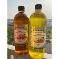 COMBO Dầu phộng (Dầu lạc) 1 Lít + Dầu mè đen (Dầu vừng) 1Lít nguyên chất 100% tốt cho sức khỏe