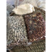 Combo Đậu sấy + Đậu phộng rang tỏi ớt + Muối nhuyễn  3 bịt 500 gr 129k