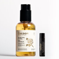 Combo dầu tẩy trang hoa hồng cocoon 140ml  Son dưỡng môi cocoon 5g
