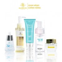Combo Dầu tẩy trang HP Perfect Cleasing Oil 150ml + Sữa rửa mặt Black Snail 100ml + Toner 7F 120ml + Kem phục hồi Heli B5 Cream 30g + 7P Spot Serum 30ml
