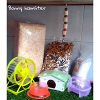 Combo đầy đủ khi nuôi 1 bé hamster, sóc