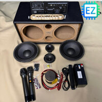 Combo đầy đủ tự làm loa karaoke quốc dân, mạch K18/902 bass 20, micro kim cương đầy đủ phụ kiện chỉ việc ráp