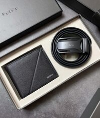 Combo Dây Nịt và Ví Da Nam PEDRO (DN518_DEN)