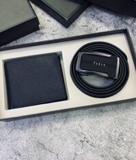 Combo dây nịt và ví nam PEDRO (DN526_DEN)
