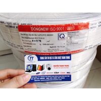 Combo Dây súp điện CADIVI, HANSUN(Cuộn=100M) | DONGNEW(Cuộn=200M) 2 x 0,5mm, 2x0,75mm trắng