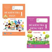Combo Đề Kiểm Tra Toán, Tiếng Việt Lớp 1 - Cánh Diều Tự Chọn Sách - Học kì 1 2 cuốn