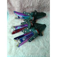 Combo dè Malay nhỏ + bát + 4 Ốc Salaya + lông đền. Gắn exciter 150 từ 2015->2020. Combo dè gắn biển số.