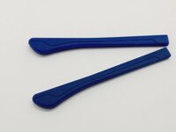 Combo Đệm Bọc Chân Gọng Kính Silicon Chống Trượt, Phụ Kiện Bọc Đuôi Càng Kính DK6 - Xanh