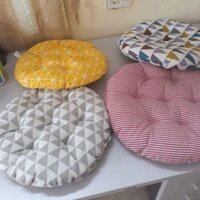 Combo đệm ngồi hình tròn dành cho các quán trà sữa, cafe, phòng trà hay ngồi thiền, lót ghế ăn gia đình. Mẫu đa dạng....