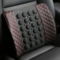 Combo Đệm Tựa Lưng Massage Và Gối Tựa Đầu trên ô tô