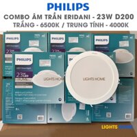 Combo Đèn LED Âm trần Philips ERIDANI 23W D200- Hàng chính hãng - Siêu tiết kiệm