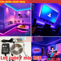 COMBO đèn led cuộn 7 màu rgb, nguồn Led 12V, mạch Led nháy nhạc , Led tiktok