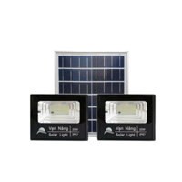 Combo đèn năng lượng mặt trời SOALR LIGHT  25w 1 tấm pin 2 đèn