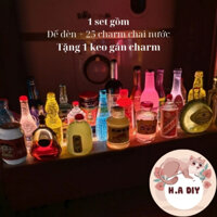 Combo đèn ngủ DIY trang trí phong cách quầy bar mini mới lạ. Đèn trang trí bàn làm việc, xe ô tô