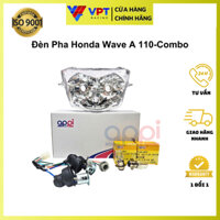 Combo Đèn Pha Trước (Chóa Đèn) + Đui Bóng Pha, Xi Nhan + Bóng Đèn Xe Wave RS110, Wave 100R 33123-02-KTL-741-APPi