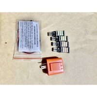 Combo đèn xi nhan led T15 + mạch hazad + cục chớp tăng chỉnh