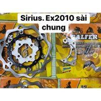 Combo đĩa KTM 260mm +Pass cnc 260 gắn cho ex135-2010/heo 1pistong / sirius..