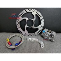 COMBO đĩa PHAY CNC V2 THÁI kèm bát đĩa dây dầu morin heo BB gắn nhiều loại xe máy Sirius Wave Dream Exciter Blade RSX...