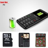 Combo: Điện thoại người già Masstel Fami Viet + Thẻ nhớ Toshiba 8GB Tặng túi đựng điện thoại thổ cẩm