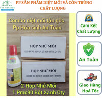COMBO DIỆT MỐI : 2 Hộp nhử mối + 1 lọ diệt mối PMC 90 dp hiệu quả tận gốc 100%