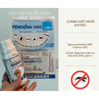 [COMBO DIỆT MUỖI KHÁNG] Signor permethrin 50EC, Fendona 10SC