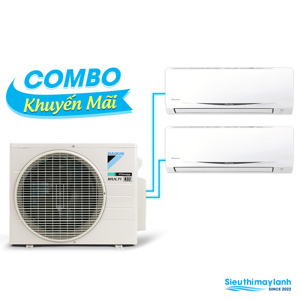 Điều hòa Daikin Inverter 1 chiều MKC70SVMV/CTKC35RVMV+CTKC35RVMV gas R-32