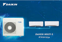 Combo điều hòa multi S Daikin MKC50RVMV 18000BTU kết nối 2 dàn lạnh CTKC25RVMV 9000BTU 1 chiều inverter
