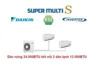 Combo Điều hòa Multi S Daikin cho CC 2 P.Ngủ MKC70RVMV/2xCTKC35RVMV