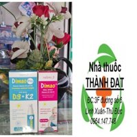 combo Dimao pro và dimao aral spray vitamin d3+k2  hỗ trợ tăng chiều cao cho bé dạng xịt