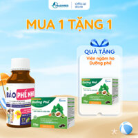 Combo Dịu Ho - Giảm Đau Họng, Siro Ho 3in1 Bảo Phế Nhi và Viên ngậm ho Dưỡng Phế - Hỗ trợ Giảm Đờm, Giảm Viêm họng