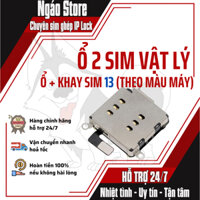 Combo độ 2 sim vật lý cho iPhone 13 (ổ và khay)
