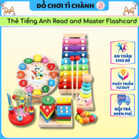 Combo đồ chơi gỗ montessori 6 món thông minh, an toàn, phù hợp cho trẻ em từ 0-5 tuổi