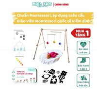 Combo đồ chơi montessori, đồ chơi cho bé sơ sinh 0-3 tháng tuổi